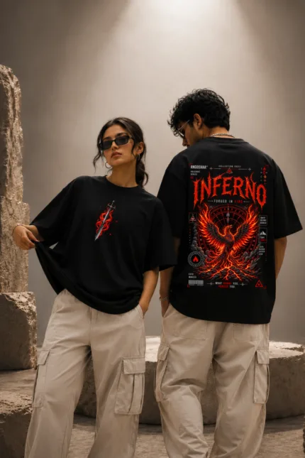 Inferno — Rise From Within | Heavyweight Cotton T-Shirt